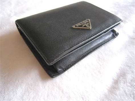 Black Saffiano leather wallet 